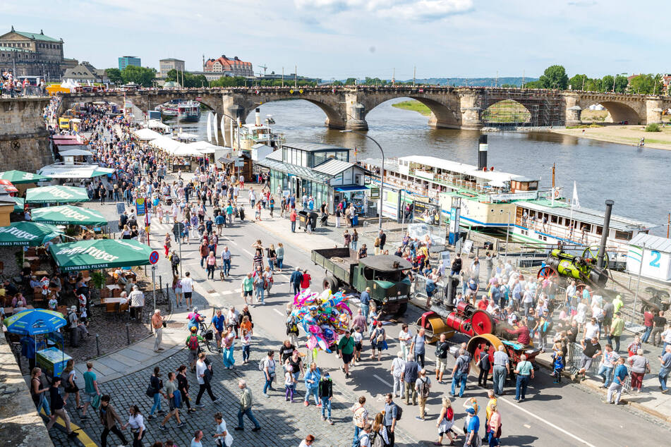 Das Dresdner "Canaletto"-Stadtfest findet vom 18. bis zum 20. August statt. (Archivbild)