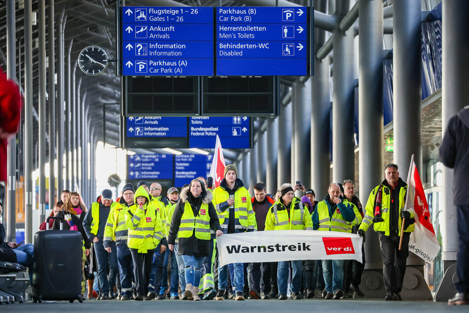 Schluss mit Streiken! ver.di hat für die Mitteldeutsche Flughafen AG eine Einigung erzielt.