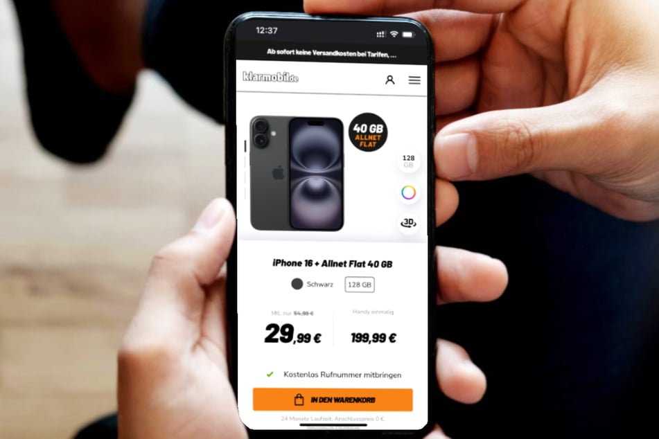 Zum Jahres-Finale macht Klarmobil mit dem iPhone16 im Tarif ein unschlagbares Angebot.