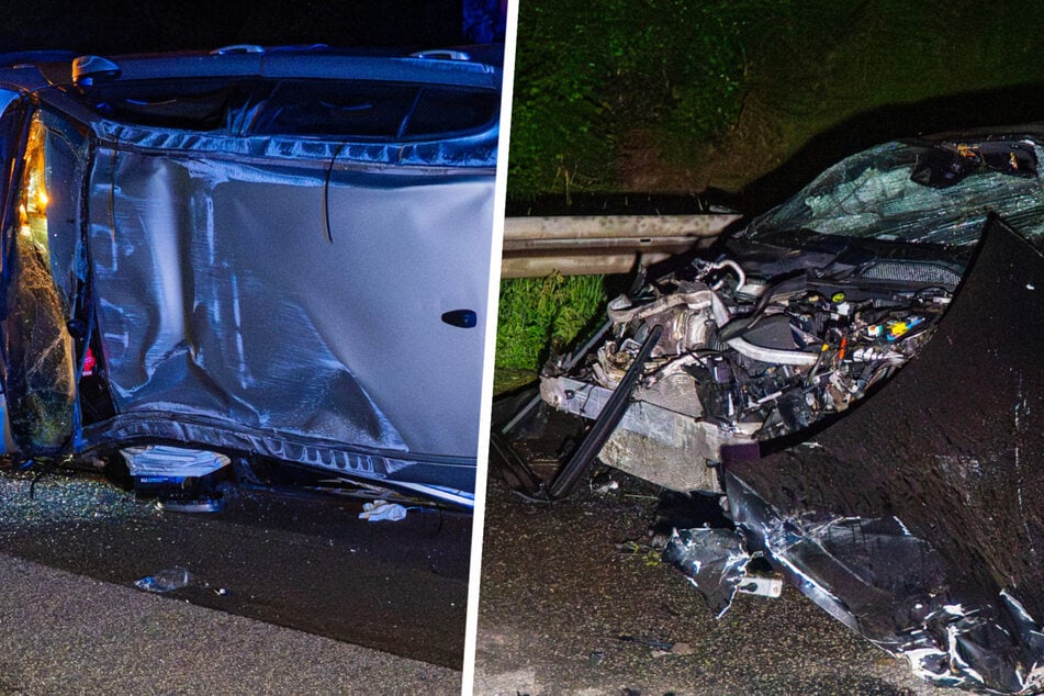Mercedes-AMG kracht auf A671 in Heck von BMW: Zwei Verletzte, Hinweise auf illegales Rennen
