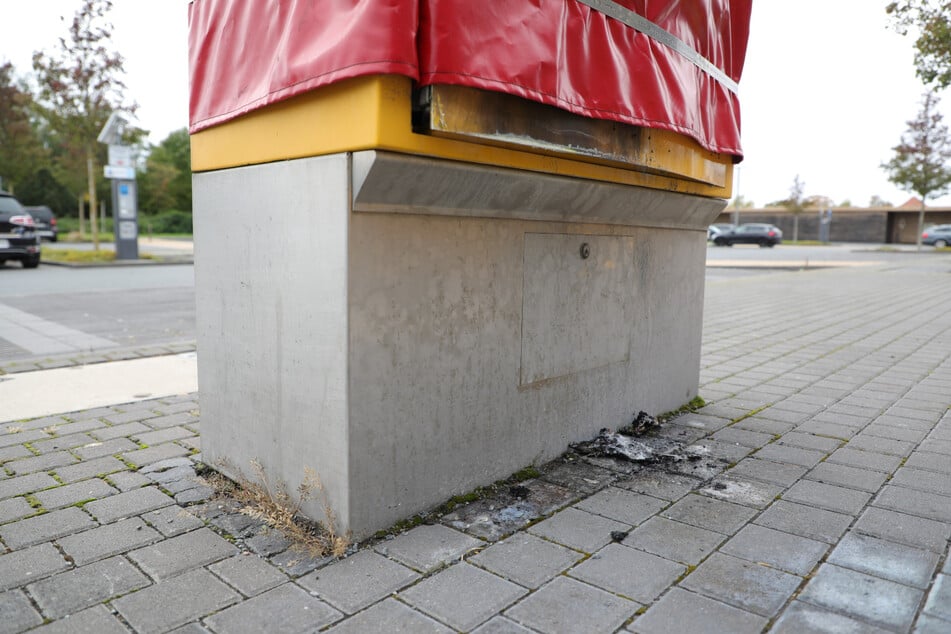 Die Überreste einer gescheiterten Automaten-Sprengung.
