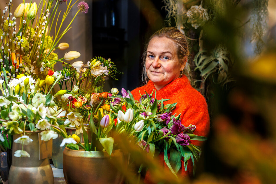 "Blumen Mende"-Chefin Carola Heyne (54) wird die Schlemmer-Tafel mit Floristik schmücken.