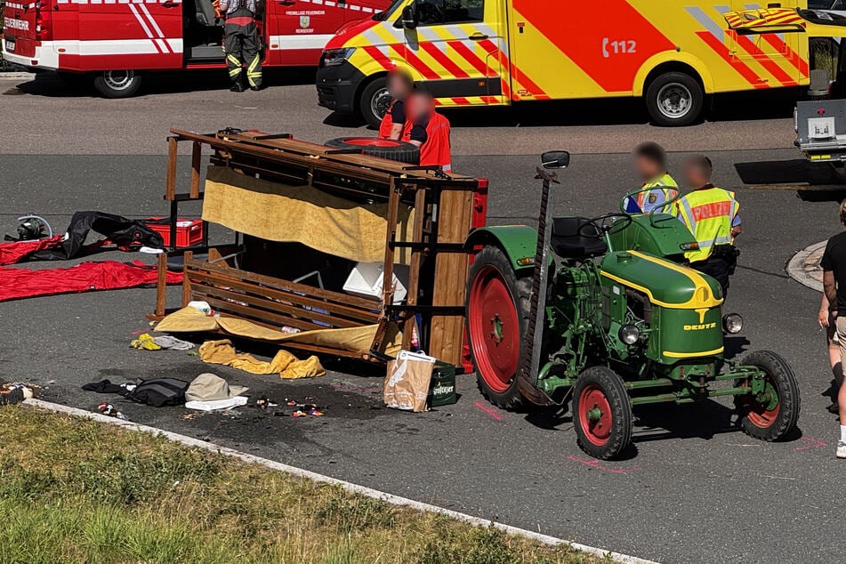 Ein fröhlicher Nachmittag endete in Reinsdorf (Landkreis Zwickau) mit elf Verletzten.