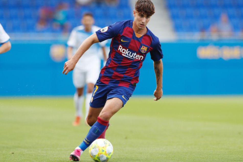 Álex Collado (21) kickt für die Reserve des FC Barcelona.