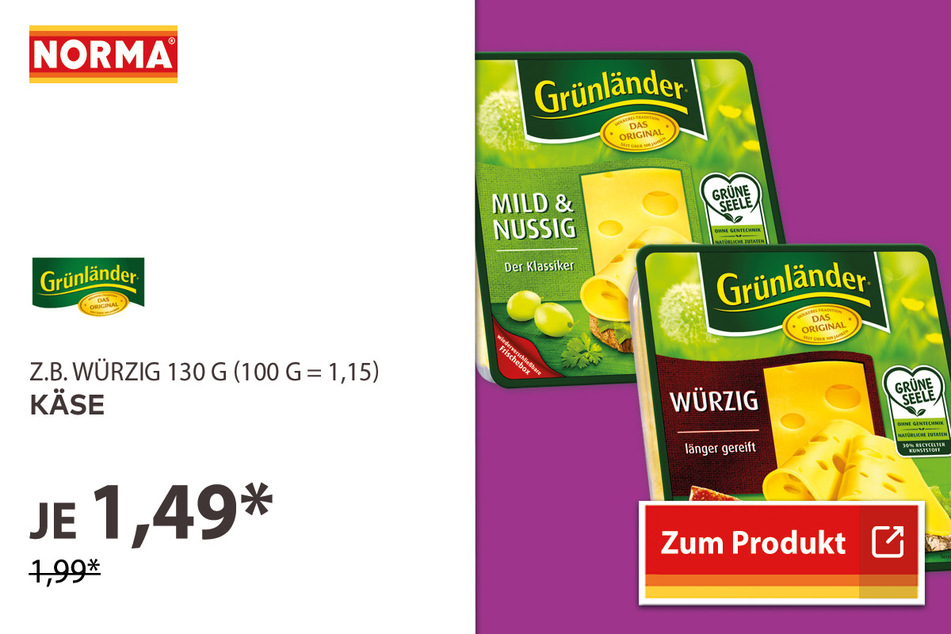 Käse für 1,49 Euro