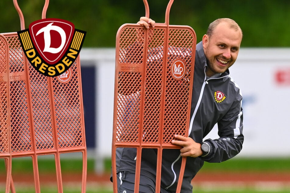 Filmen, schneiden, filtern: So bereitet Dynamos Co-Trainer die Halbzeitpause vor