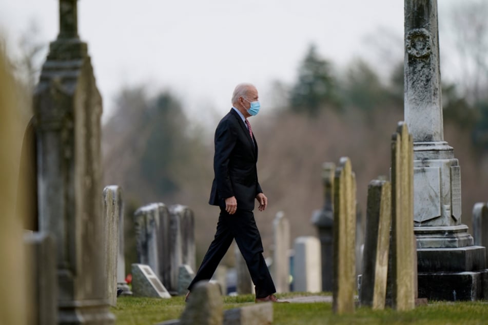 Joe Biden besucht die katholische Kirche St. Joseph on the Brandywine in Wilmington.