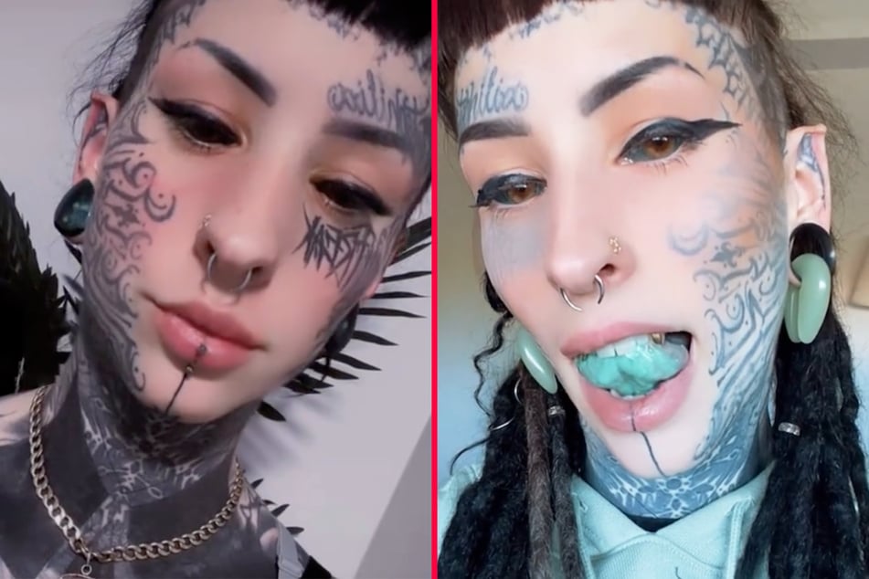 Aussie body modifier Dead Soul has transformed her look with tattooed eyeballs and elf ears.