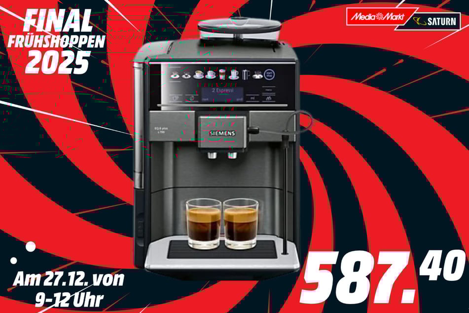 Siemens-Kaffeevollautomat TE657509DE EQ6 Plus s700
für 587,40 Euro.