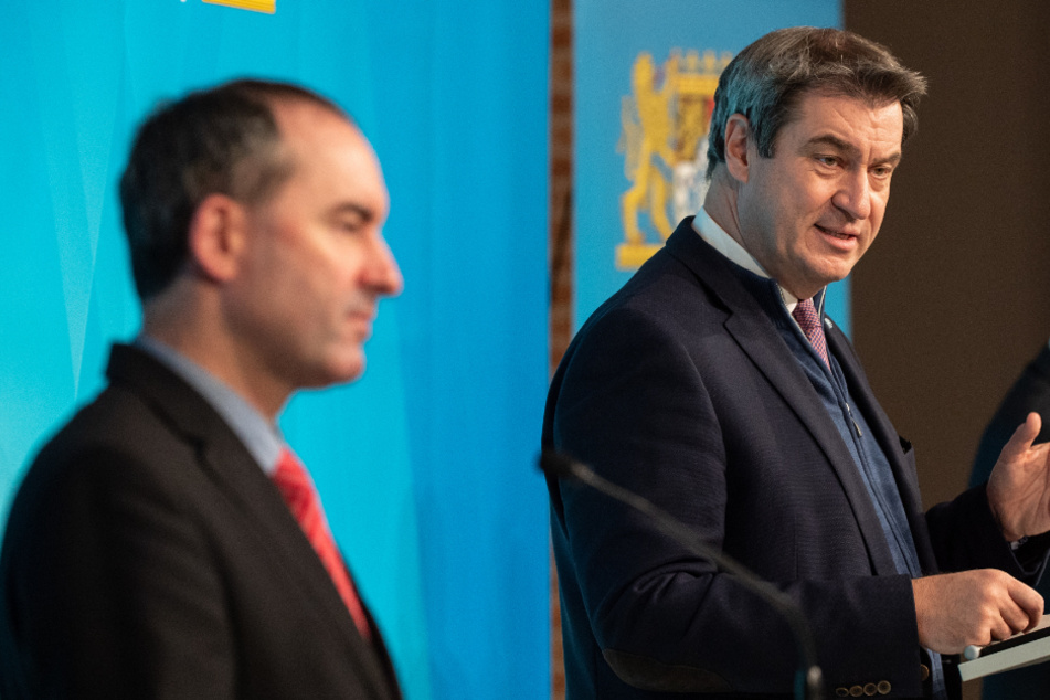 Markus Söder und Hubert Aiwanger sind beim Thema Lockerungen uneins. (Archiv)