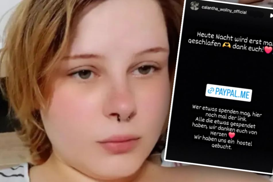 Calantha Wollny (24) offenbarte gegenüber ihren Instagram-Fans, dass sie zurzeit keinen festen Wohnsitz hat.