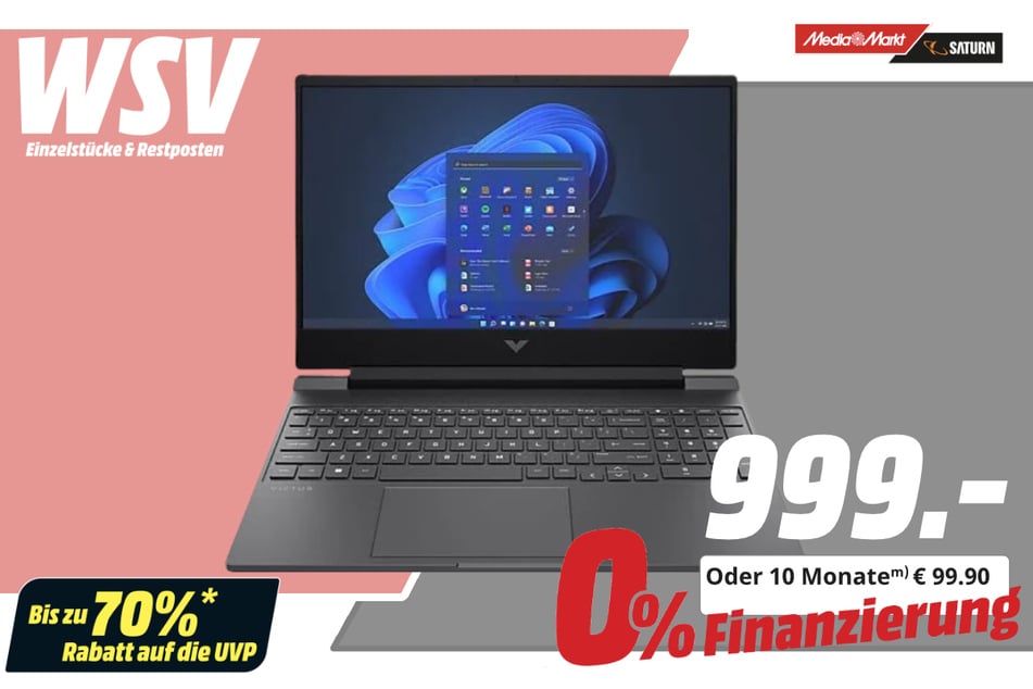 HP-Victus-Notebook für 999 statt 1.099 Euro.