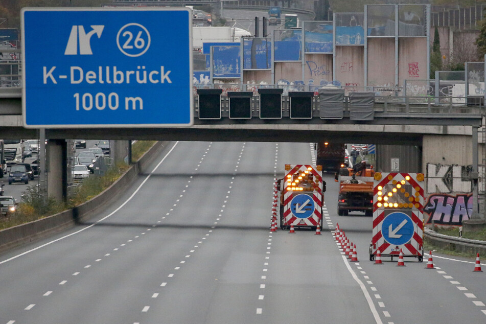 Nach dem tödlichen Unglück kam es wochenlang zu einer Fahrbahnverengung auf der A3.