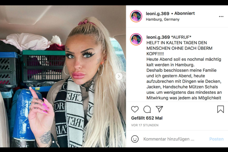 Leoni Baltz (22) hat alles zusammengesucht, was sie finden konnte.