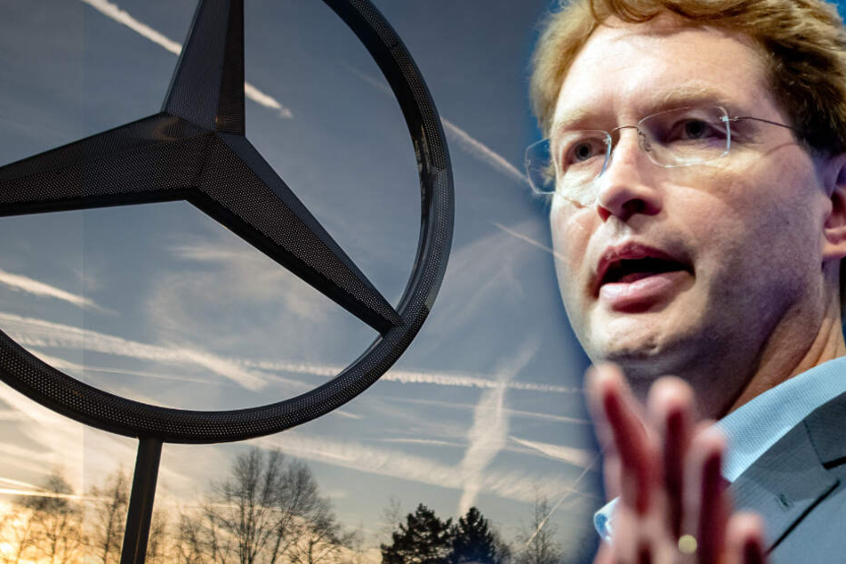 Daimler-Boss Ola Källenius mit Statement. (Fotomontage)