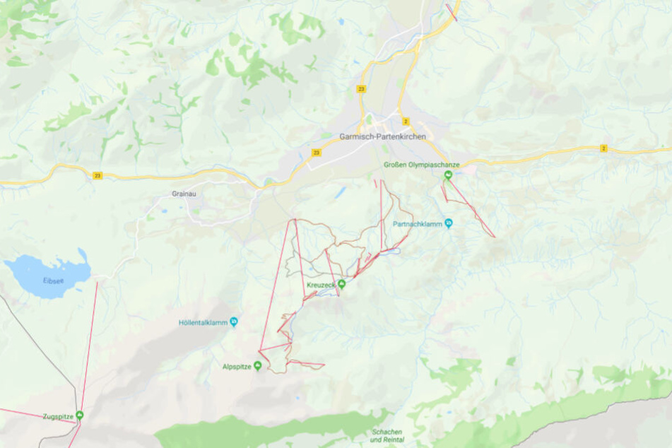 In Garmisch-Partenkirchen in Bayern ist es zu schlimmen Zwischenfällen gekommen.