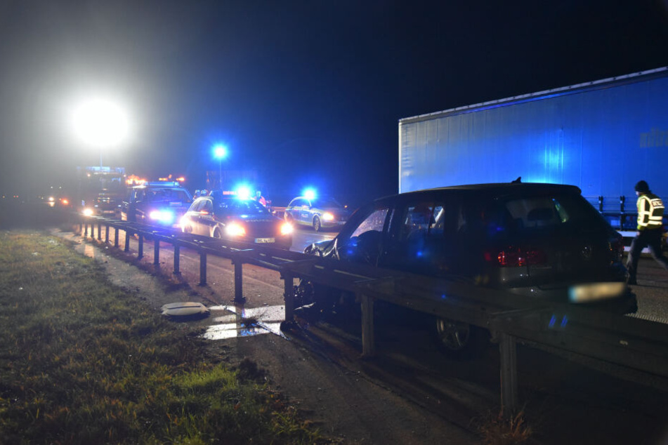 Der VW des Unfallverursachers.