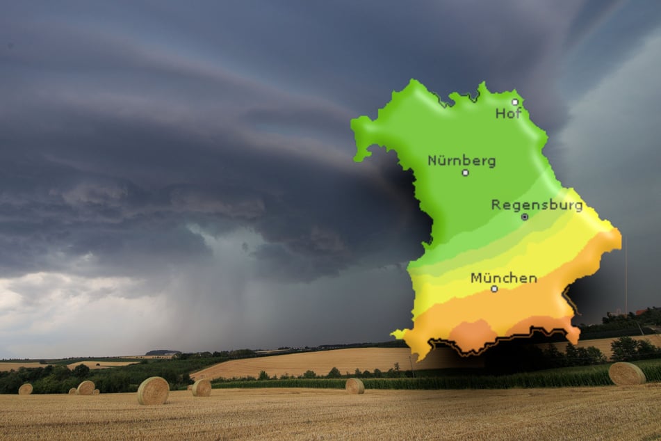 Da braut sich was zusammen: Im Süden Bayerns drohen teils heftige Gewitter. (Symbolbild)