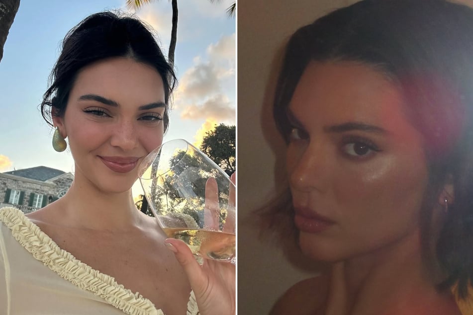 Kendall Jenner kicked off the weekend with some cheeky action in new smoldering snaps she dropped via Instagram!