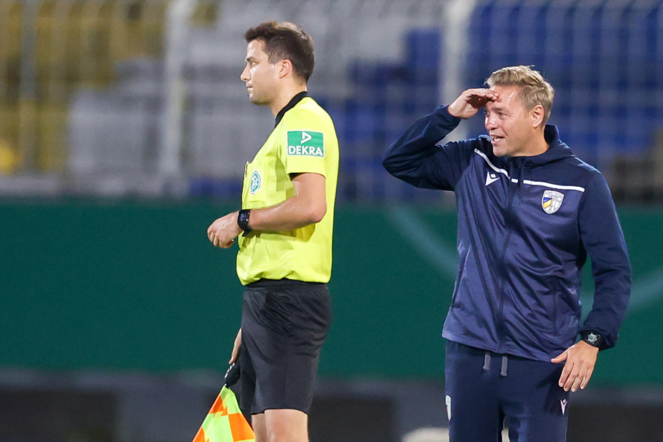 Jenas Trainer Dirk Kunert (52) hat die oberen Tabellenplätze im Blick.