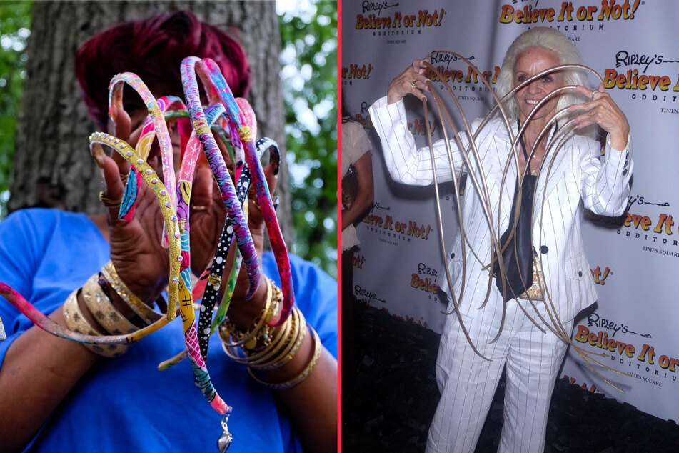 What are the longest fingernails in the world?