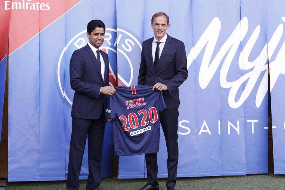 Angeblich soll PSG-Coach Thomas Tuchel heute seinen Präsidenten Nasser Al-Khelaifi mitbringen.