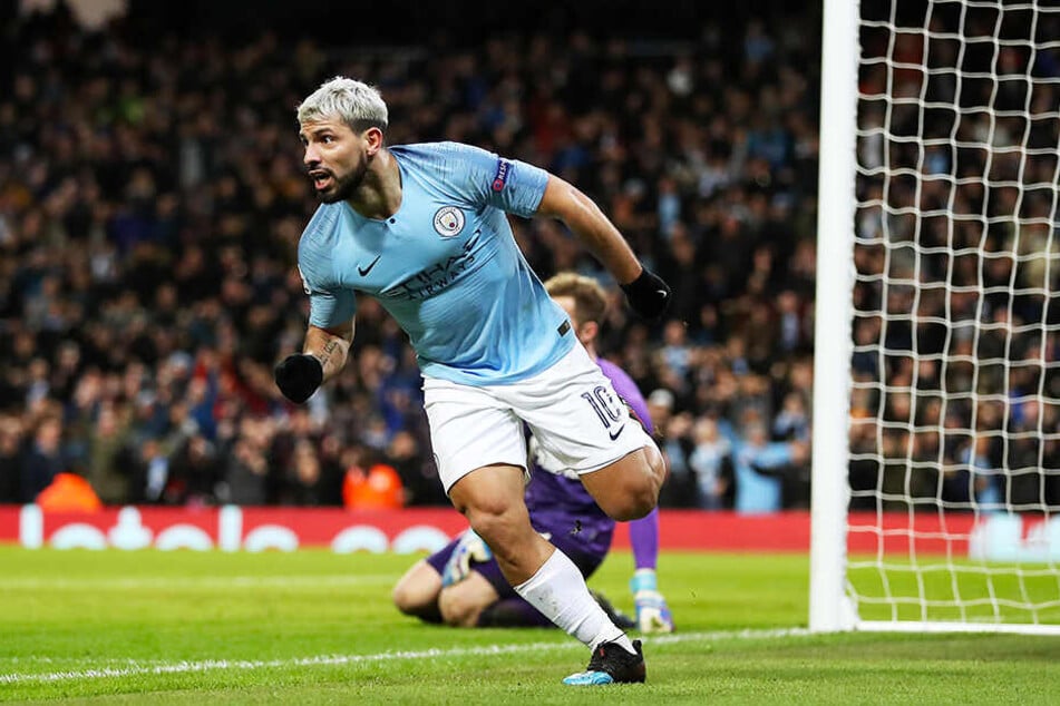 Sergio "Kun" Agüero erzielte für Manchester City einen Doppelpack gegen den FC Schalke 04.