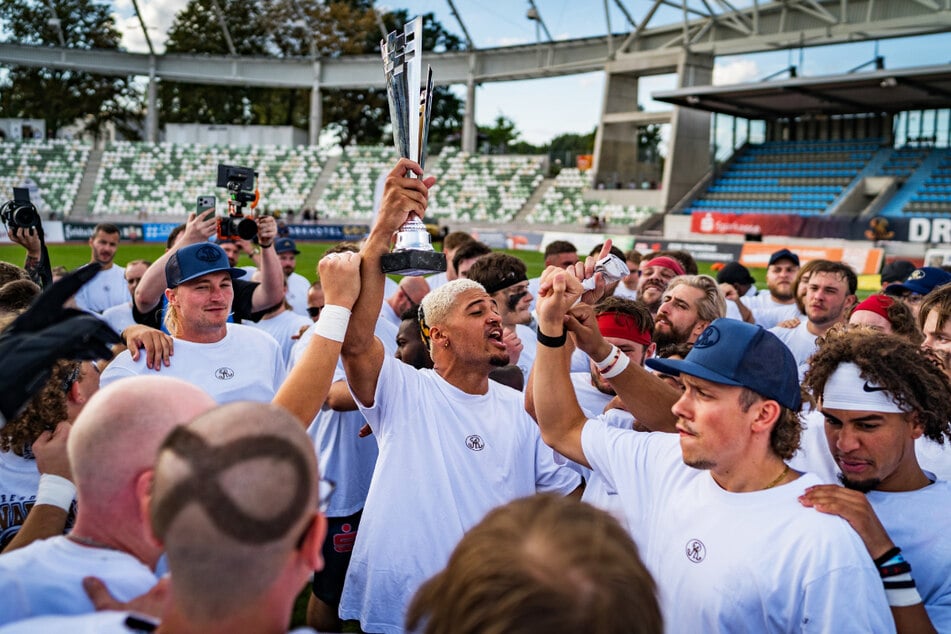 Sollte die Siegesserie weiter anhalten, wird der GFL Bowl am 3. Oktober zum "Finale daheeme" im Dresdner Rudolf-Harbig-Stadion.