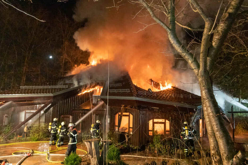 Die Kita stand lichterloh in Flammen.