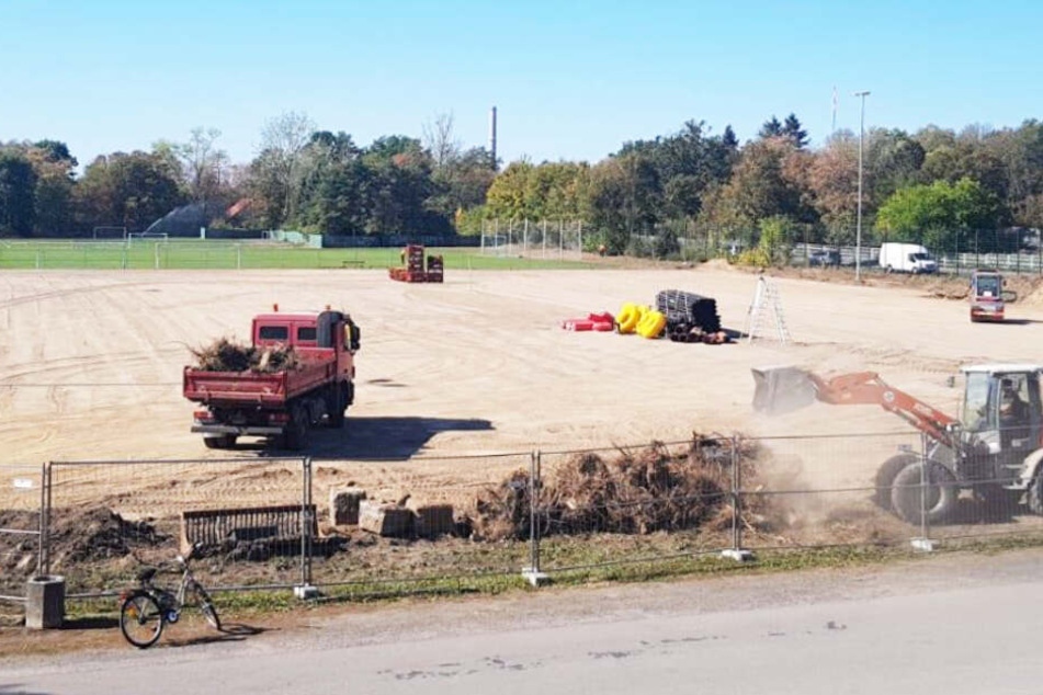 Neun Monate lang wurde an dem neuen Platz gebaut.