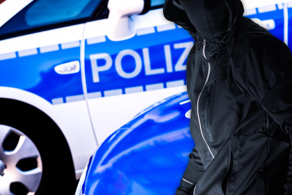 Fotomontage: Die Polizei konnte den Wohnungslosen kurze Zeit nach dem Einbruch festnehmen (Symbolbild).