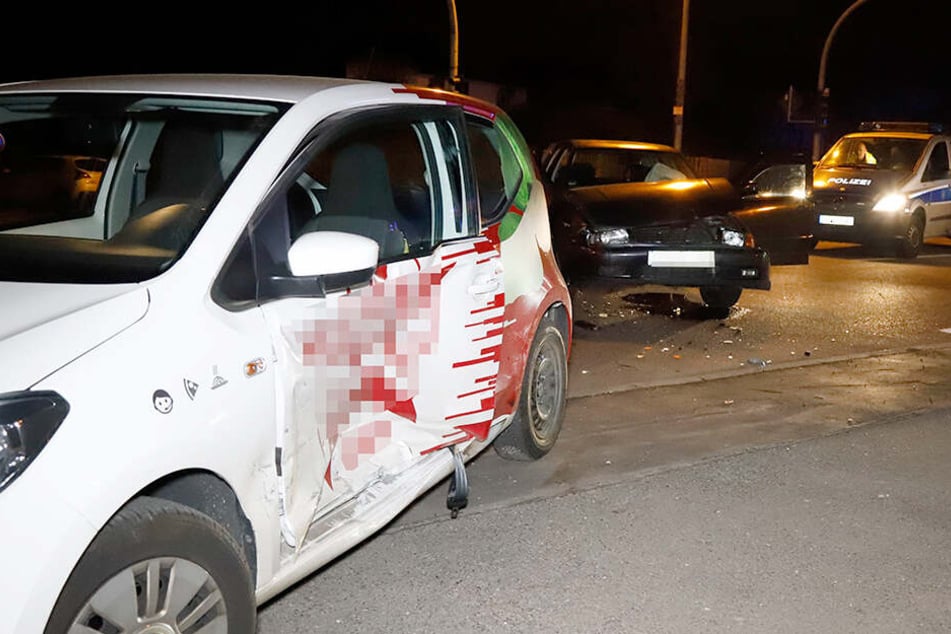 Die beiden Autos waren auf der Kreuzung Fürstenstraße/ Hofer Straße zusammengestoßen.