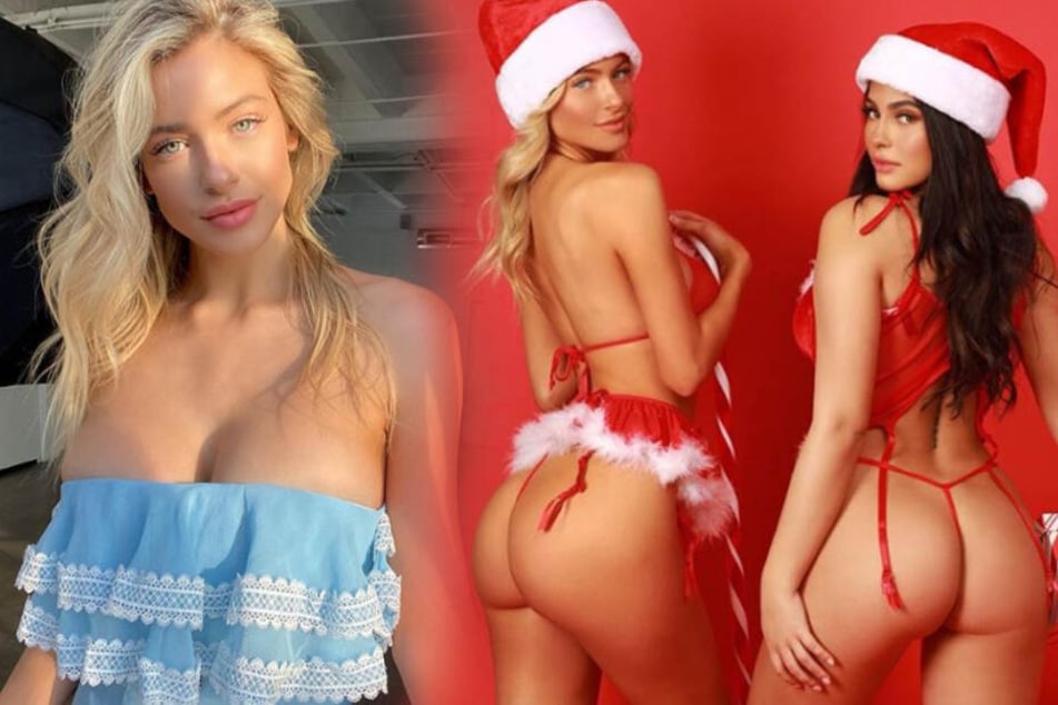 Sexy Gehilfin vom Weihnachtsmann? Dieses freizügige Model verzückt ihre Fans!