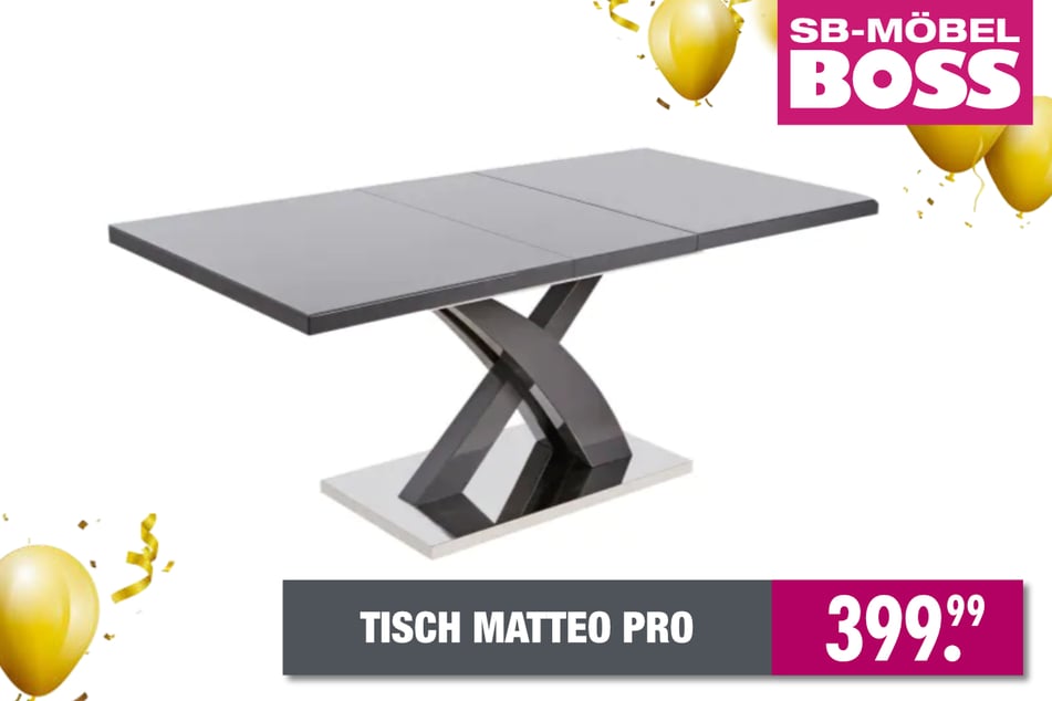 Tisch Matteo Pro für 399,99 Euro.