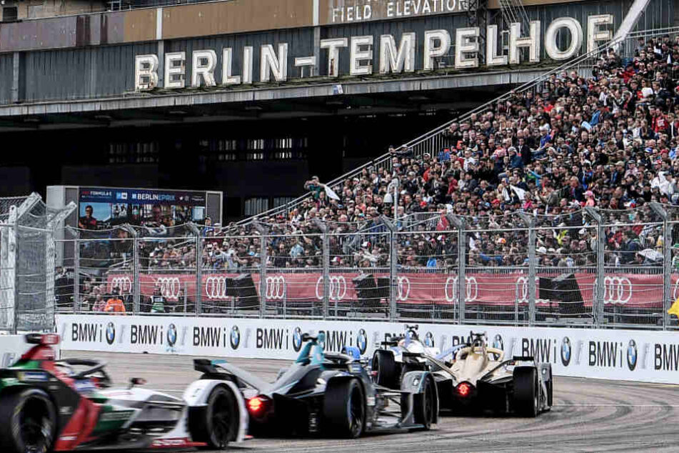 Mai 2019: Ein Rennen in der Formel-E-Meisterschaft auf dem Flughafen Tempelhof in Berlin.