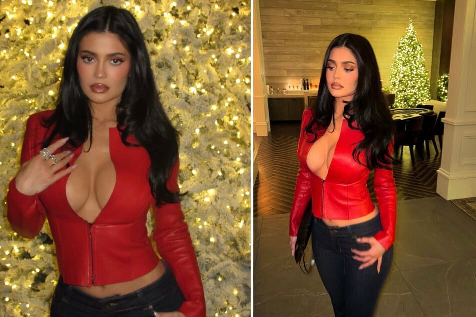 Kylie Jenner (28) se muestra a sus seguidores con un look navideño y atrevido.