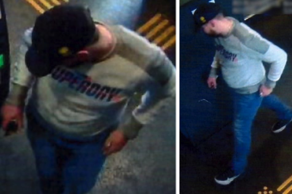Mit Fotos aus Überwachungskameras sucht die Kripo nach einem tatverdächtigen Dieb aus Potsdam.