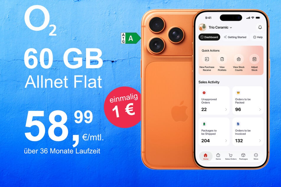 Das neue iPhone 17 Pro inkl. 60 GB Datenvolumen für nur 1 Euro exklusiv bei o2.