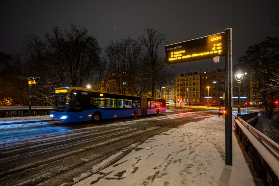 In Chemnitz kann es derzeit zu Verspätungen bei den Bussen kommen.