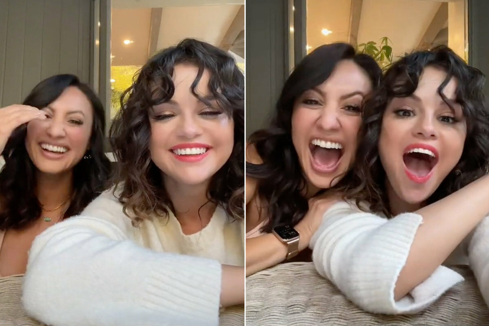 Selena Gomez hysterically tries TikTok trend with BFF Francia Raisa!