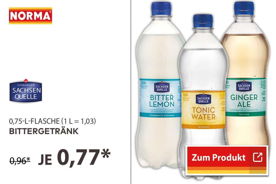 Bittergetränk für 0,77 Euro.