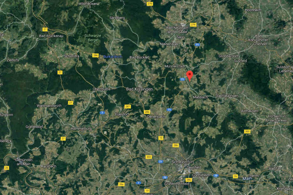 Zurzeit ermittelt die Kripo Schweinfurt die Ursache des Feuers im Maßbacher Ortsteil Poppenlauer.