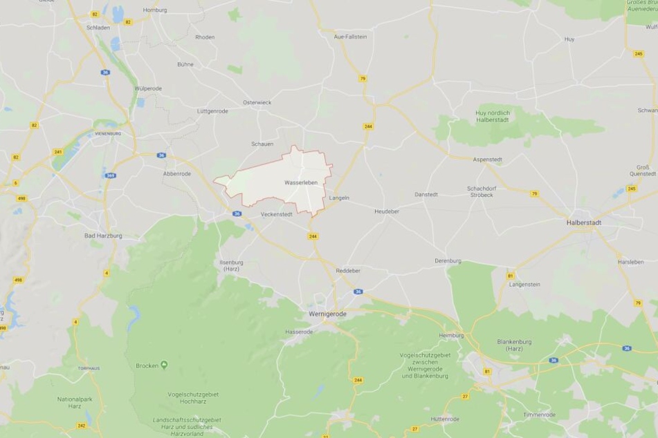 Wasserleben liegt im Landkreis Harz, nördlich von Wernigerode.