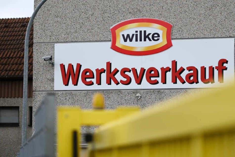 Die Werkszufahrt von Wilke.