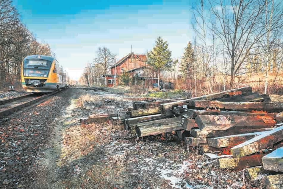 Hier wurden 90 Tonnen Schienen geklaut.
