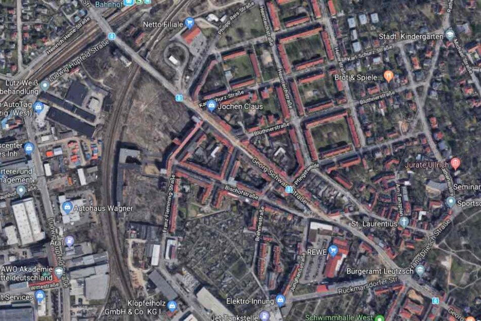 Der Vorfall ereignete sich auf der Georg-Schwarz-Straße in Leutzsch.