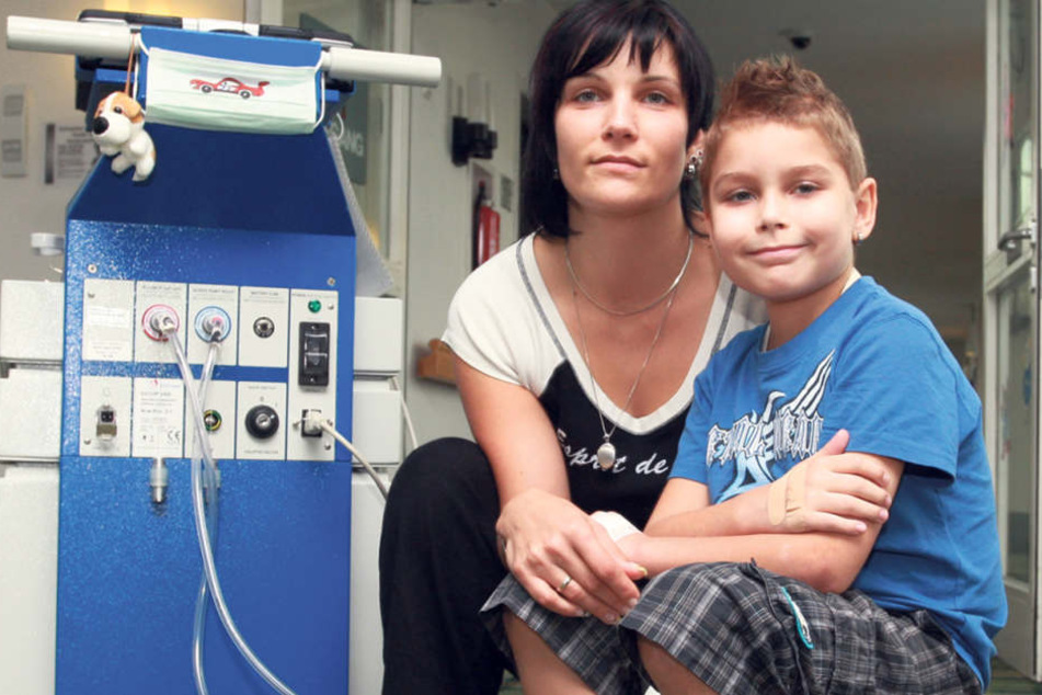 Tapfer ertrug der junge Maurice die Zeit im Krankenhaus, als ihn ein Kunstherz am Leben hielt.
