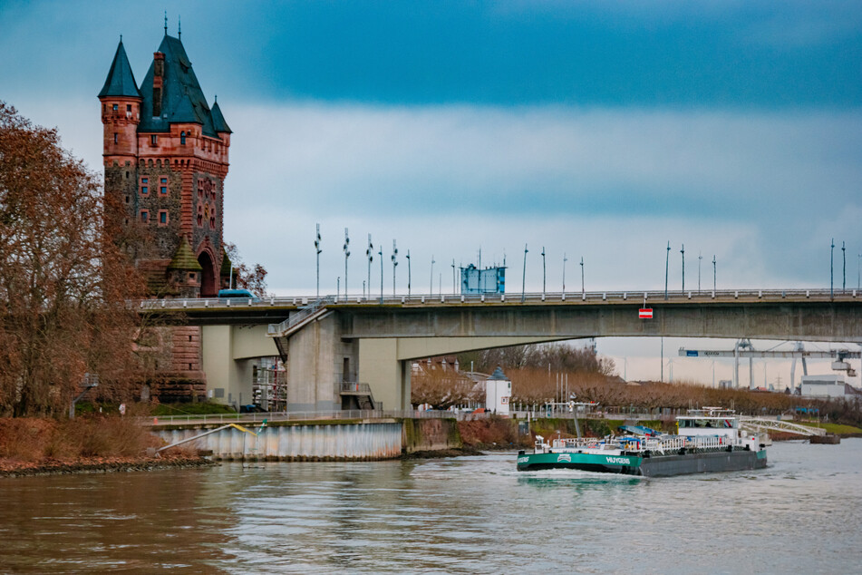 Die beiden Männer waren am Rheinufer in Worms in den Fluss gestiegen und drohten abzutreiben (Symbolfoto).