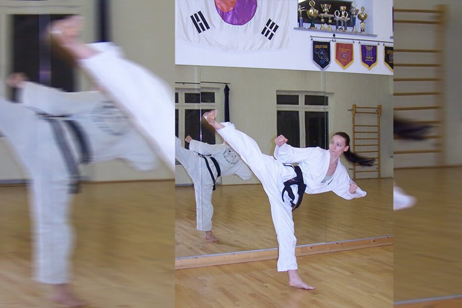 Elisabeth Jahnke (42) ist Taekwon-Do-Meisterin mit schwarzem Gürtel (3. Dan), schult ab März Senioren in Selbstverteidigung.