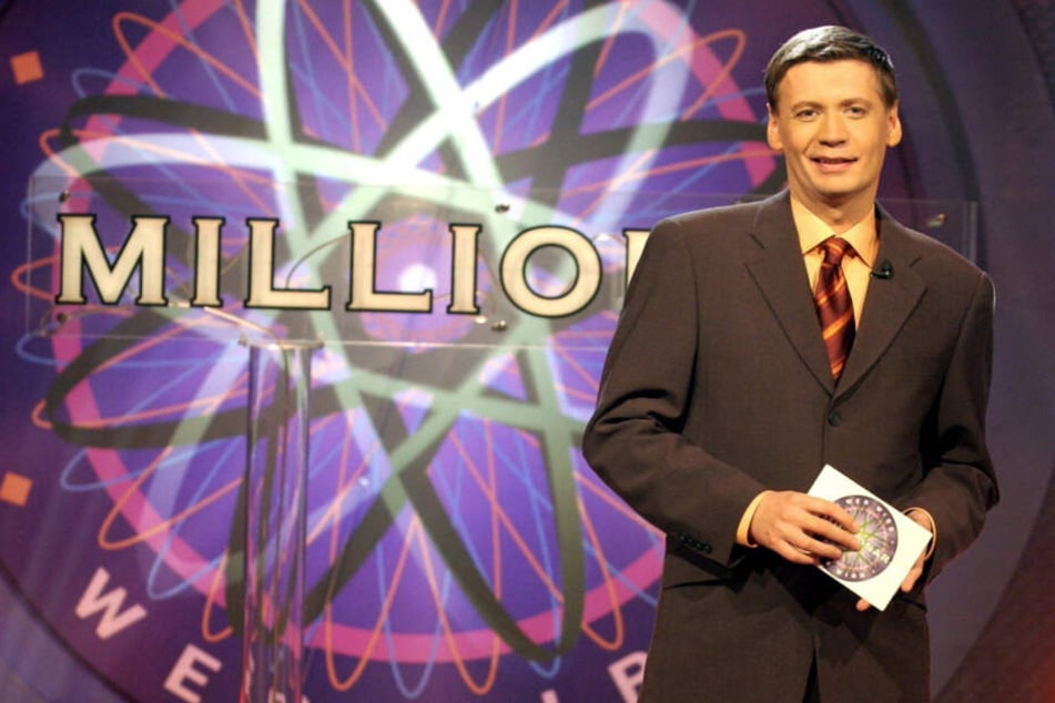 Günther Jauch als Moderator der Quizshow "Wer wird Millionär?" im Jahr 2001.
